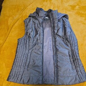 New York & Company Grey Quilted Vest